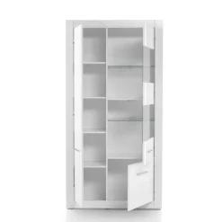 Outlet Stauraumvitrine Triango Wohnzimmerschrank|Vitrinenschrank