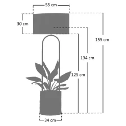 Stehleuchte Treibholz Metall Race*Pharao24 Best