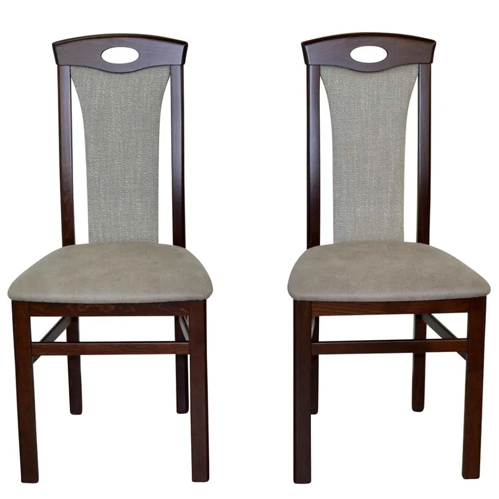 Stühle Nussbaumfarben Careful*Pharao24 Discount