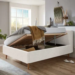 Stoffbett Basilicama Funktionsbetten|Schubkastenbetten