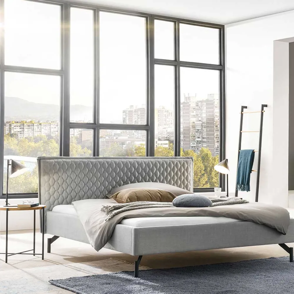 Discount Stoffbett 140x200 cm Jaclyn Polsterbetten