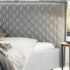 Discount Stoffbett 140x200 cm Jaclyn Polsterbetten