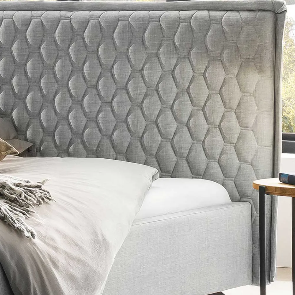 Discount Stoffbett 140x200 cm Jaclyn Polsterbetten