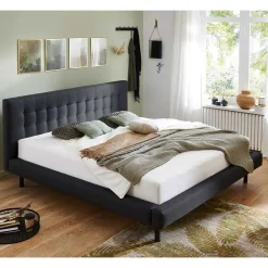 Stoffbett 140x200 cm Lejadro*Pharao24 Online