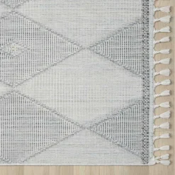 Teppich Beige und Weiß Abbie*Pharao24 New