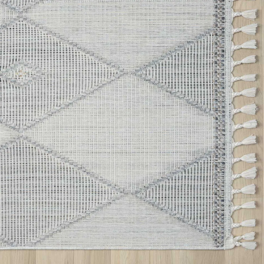 Teppich Beige und Weiß Abbie*Pharao24 New