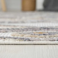 Teppich Beige und Weiß Abbie*Pharao24 New