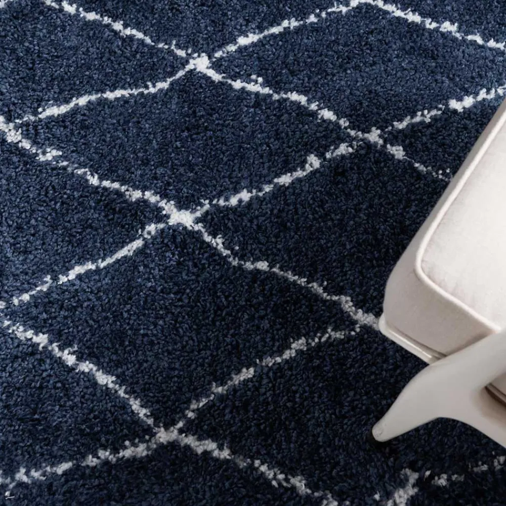 Best Teppich mit Rautenmuster Denver Teppiche