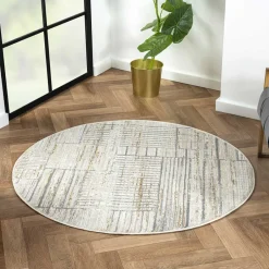 Teppich rund Kurzflor Tyri*Pharao24 Online