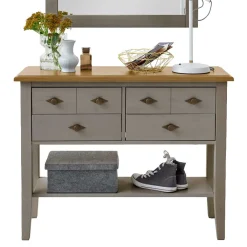 Outlet Tisch Kommode Mangali Wohnzimmertisch|Massivholztische