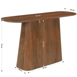 Discount Tischkonsole Bertylan Konsolentische