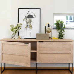 Clearance Türen Sideboard Ianca Massivholzmöbel|Küchenkommode