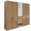 Hot 5-türiger Kleiderschrank Veyfas Massivholz Kleiderschränke