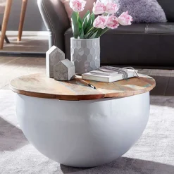 Trommelgestell Couchtisch Agapedus Truhen