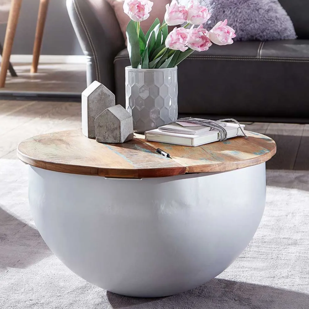 Trommelgestell Couchtisch Agapedus Truhen