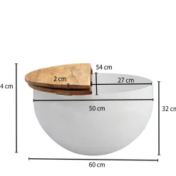 Trommelgestell Couchtisch Agapedus Truhen