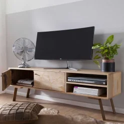 TV Board Vohama Massivholz Tv Möbel|Fernsehkommoden