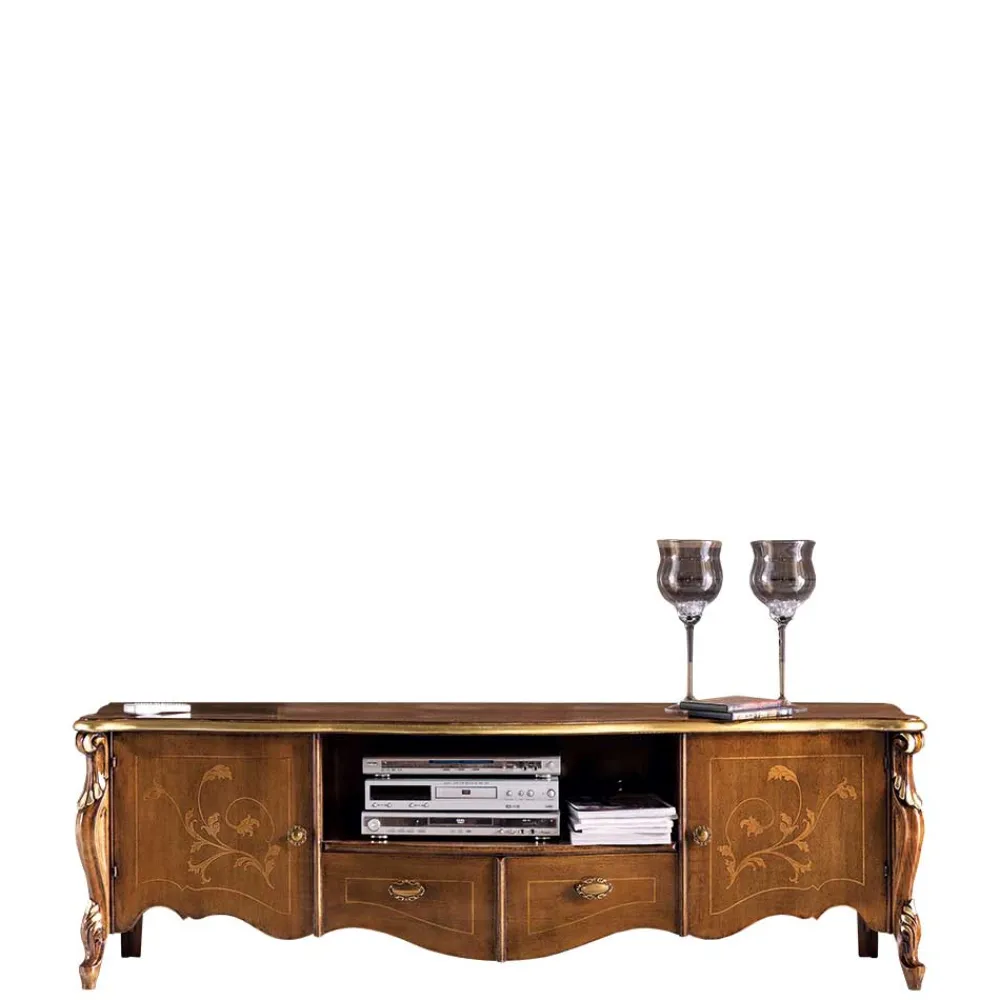 TV Kommode Savolina Massivholz Tv Möbel|Fernsehtische