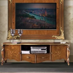 TV Kommode Savolina Massivholz Tv Möbel|Fernsehtische