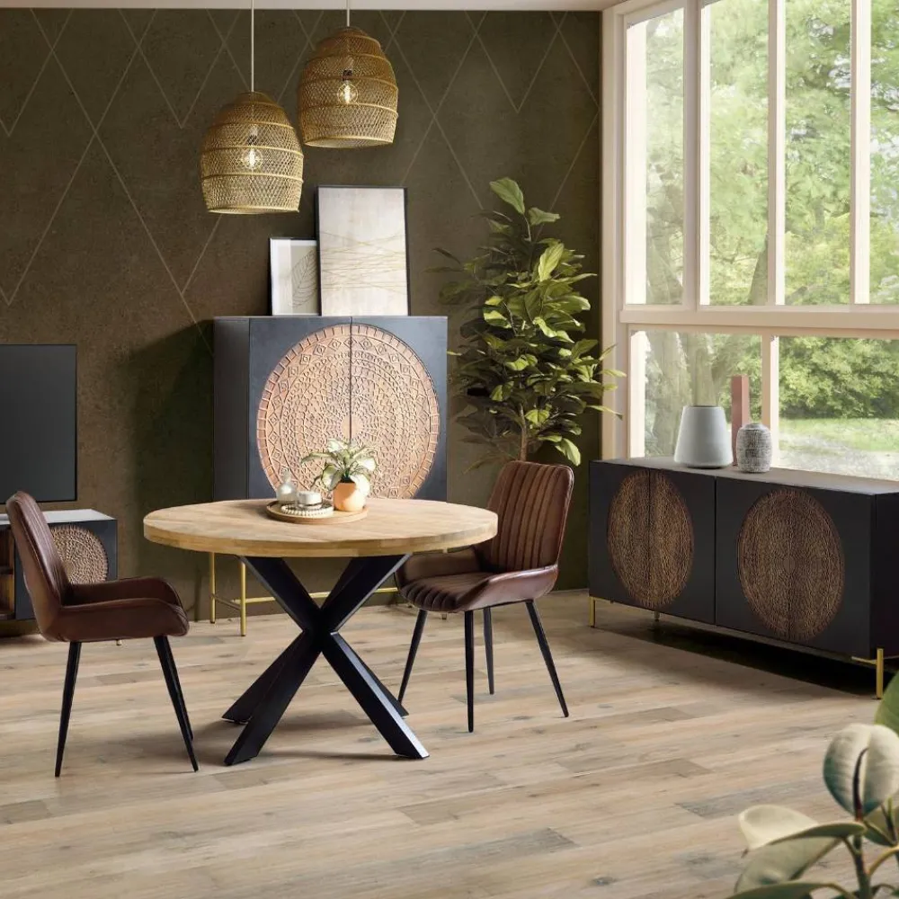 Hot TV Lowboard Baptus Massivholz Tv Möbel