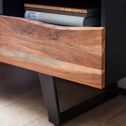 Hot TV Lowboard Calbilan Massivholz Tv Möbel