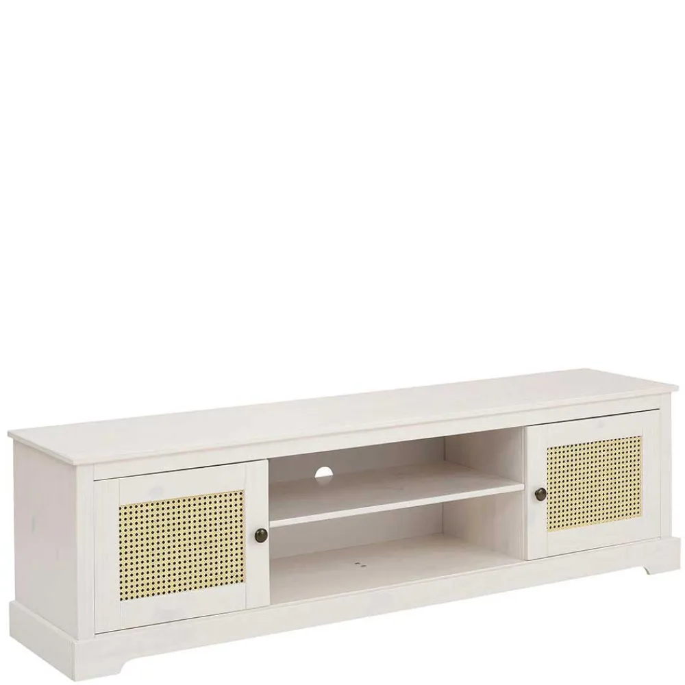 Discount TV Lowboard Halnien Massivholz Tv Möbel