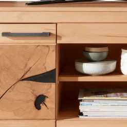 Outlet TV Lowboard Olmedo Massivholz Tv Möbel|Fernsehtische