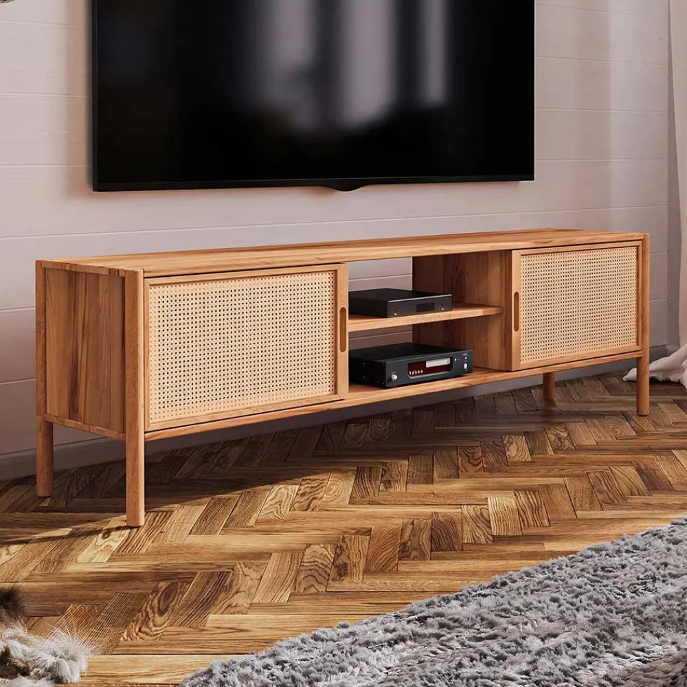 TV Möbel mit Rattan Türen Artjes*Pharao24 Sale