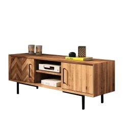 Discount TV Möbel Yalley Massivholz Tv Möbel