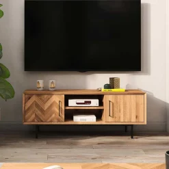 Discount TV Möbel Yalley Massivholz Tv Möbel