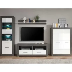 Discount TV Schrankwand Jains Moderne Wohnwände|Wohnwand 300 Cm