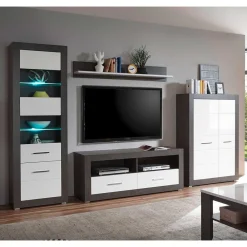 Discount TV Schrankwand Jains Moderne Wohnwände|Wohnwand 300 Cm