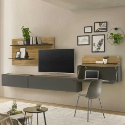 TV und Home Office Wohnwand Uzniana*Pharao24 Clearance