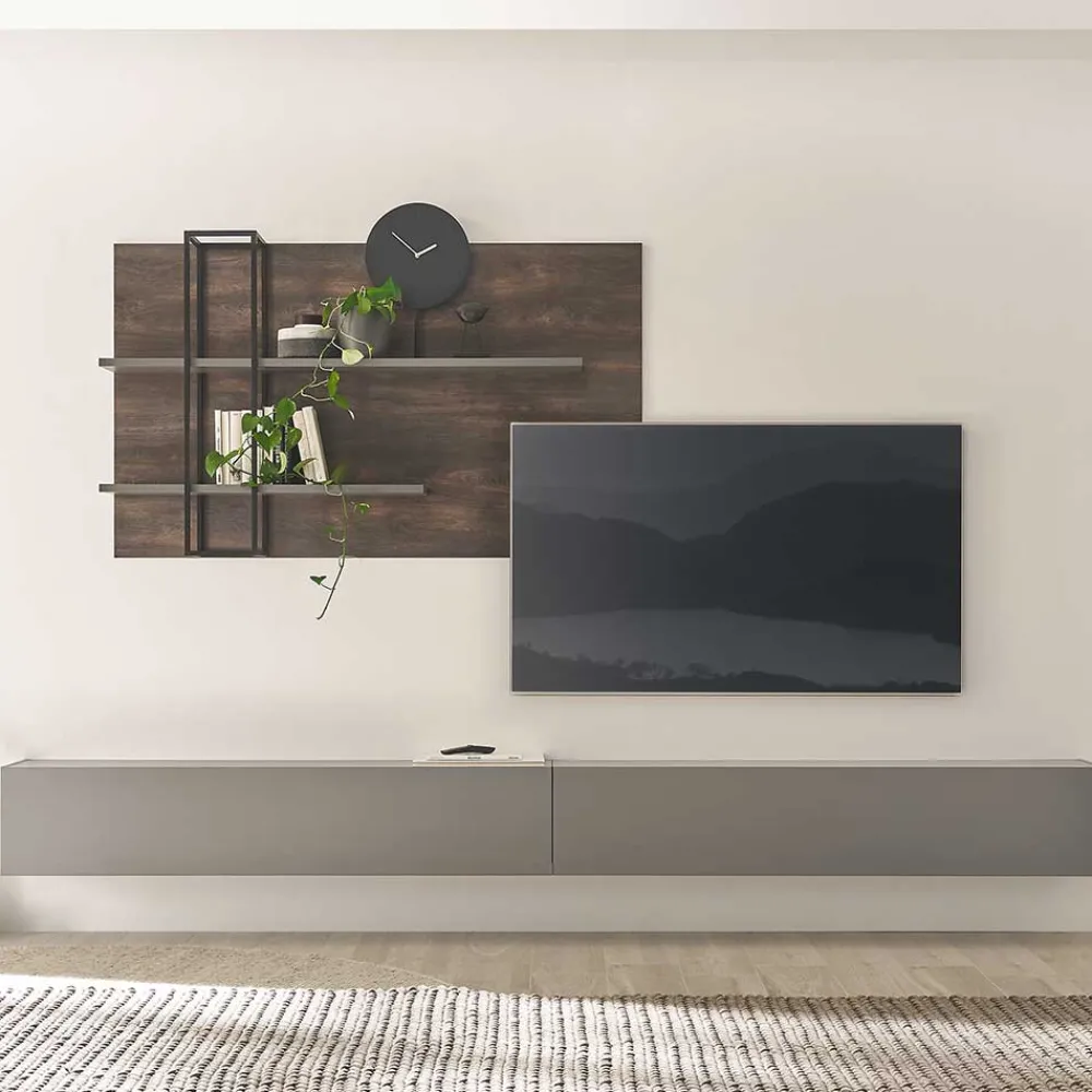 Hot TV Wohnwand Hanniba Wohnwand 300 Cm|Moderne Wohnwände