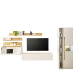 TV Wohnwand mit Schreibtisch Rascian*Pharao24 Clearance