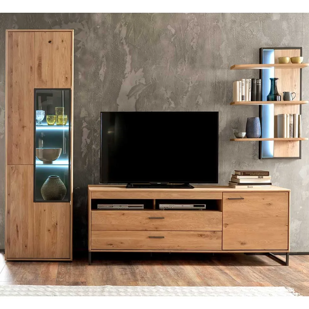 New TV Wohnwand Vruamosa Wohnwand 300 Cm|Moderne Wohnwände