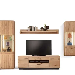 Discount TV Wohnwand Wupnia Massivholz Wohnwände|Wohnwand 300 Cm