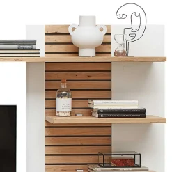 Discount TV Wohnwand zweifarbig Luzie Moderne Wohnwände|Wohnwand 300 Cm