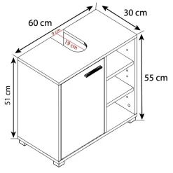 Unterschrank für Waschbecken Vimalta*Pharao24 Clearance