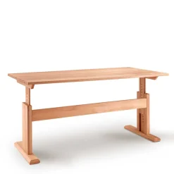 Online Verstellbarer Schreibtisch Len Massivholztische|Schreibtische