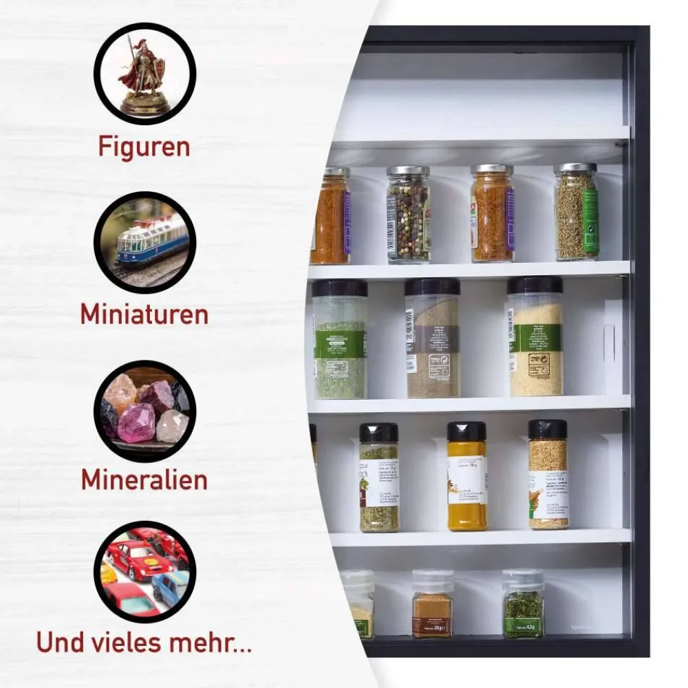 New Vitrine Chalessia Wandvitrinen