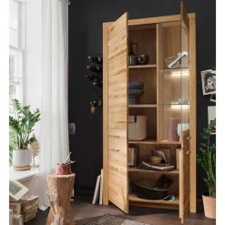 Online Vitrine Divrina Massivholzmöbel|Vitrinenschrank