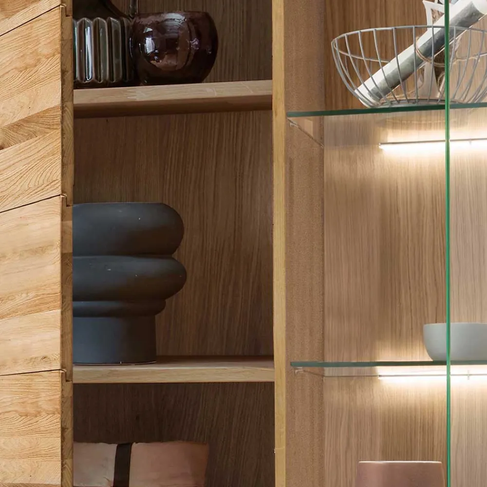 Online Vitrine Divrina Massivholzmöbel|Vitrinenschrank