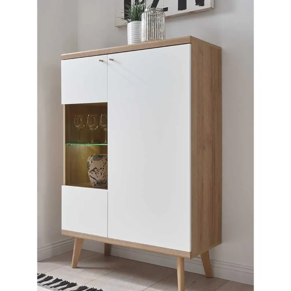 Outlet Vitrine Levanca Vitrinenschrank|Wohnzimmervitrinen