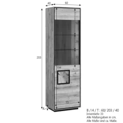 Vitrine Macereta*Pharao24 Outlet