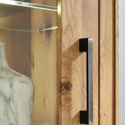 Best Vitrinenschrank Cranados Massivholzmöbel|Wohnzimmerschrank