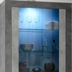 Discount Vitrinenschrank Praki Vitrinenschrank|Wohnzimmervitrinen