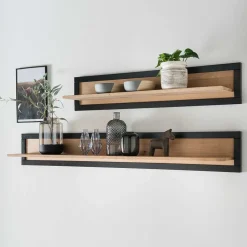 New Wandboard Shailina Wohnzimmerregale|Massivholzregale