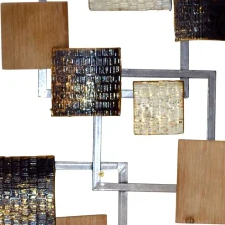 Outlet Wanddeko aus Metall Maylana Wandbilder