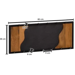 Wandgarderobenleiste Soveltra*Pharao24 New